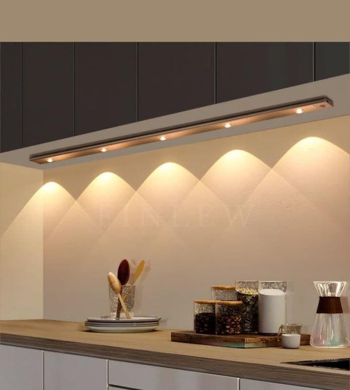 چراغ زیرکابینتی شارژی سنسوردار بدون سیم 