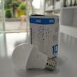 لامپ LED بروکس مدل A60 ظرفیت 10 وات رنگ مهتابی