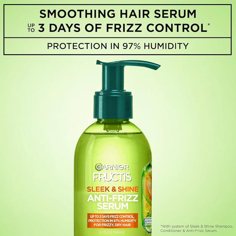 سرم مو گارنیر مدل Fructis ضد وز و حجم دهنده مناسب موهای خشک - ۱۵۰ میلی‌لیتر