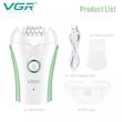 اپیلاتور جی آر مدل V-705 VGR PROFESSIONAL LADY EPILATOR model V-705