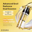 اسنس دوگانه حلزون و نیاسینامید کوسارکس (روشن‌کننده و ضد چروک) – ۸۰ میل | COSRX Advanced Snail Radiance Dual Essence