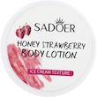 لوسیون و بستنی بدن توت فرنگی سادور (آبرسان، نرم‌کننده و خوشبوکننده) | Sadoer Strawberry Body Lotion & Ice Cream