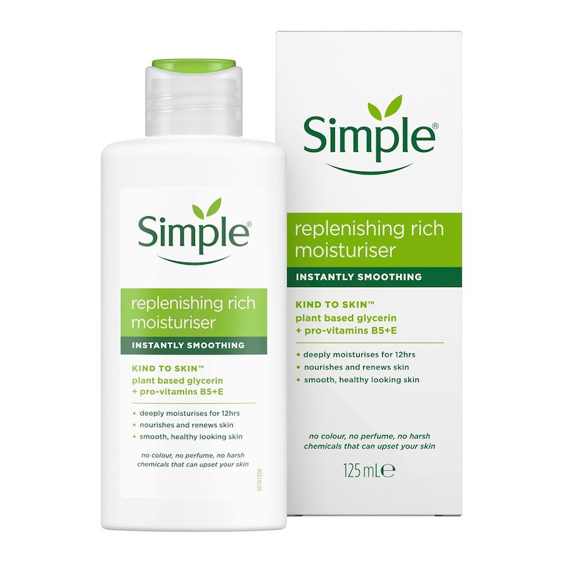 کرم آبرسان و مرطوب‌کننده غنی سیمپل Simple مدل Rich حجم 125ml