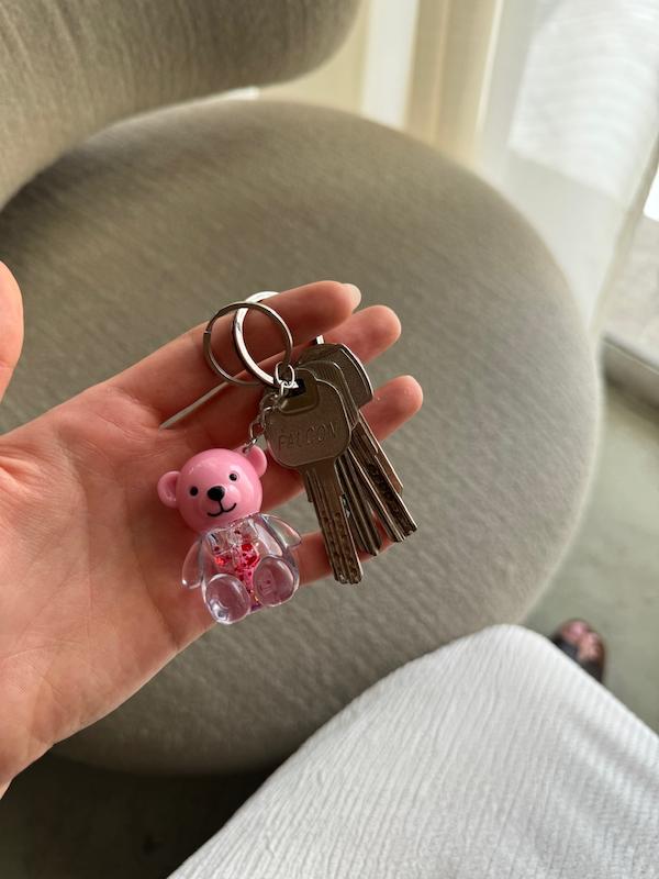 لیپ گلاس و جاکلیدی فانتزی خرسی 🐻