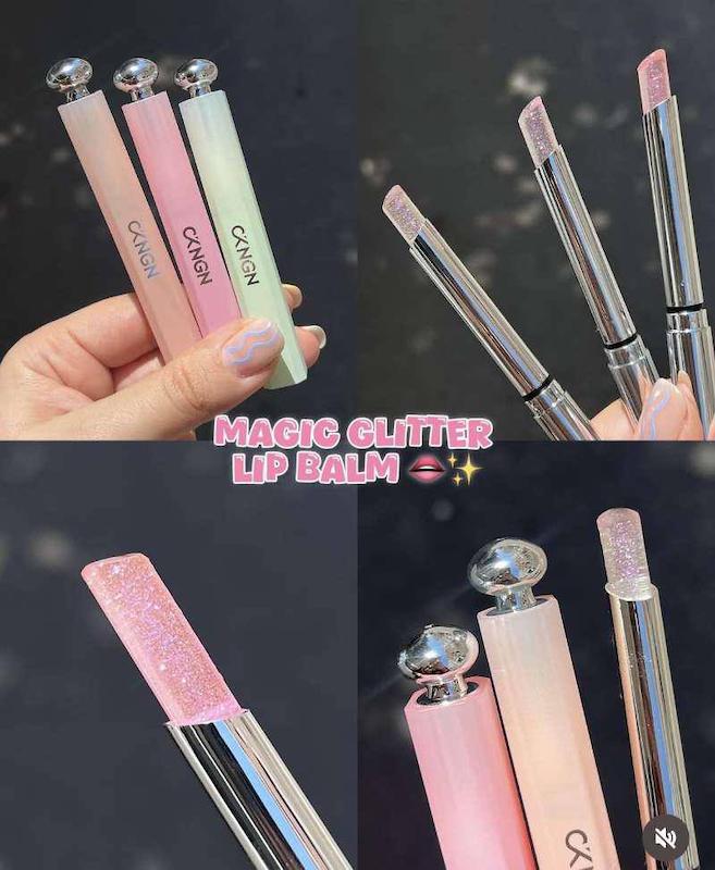 لیپ بالم شاین طرح دیور Magic Glitter Lip Balm CKNGN