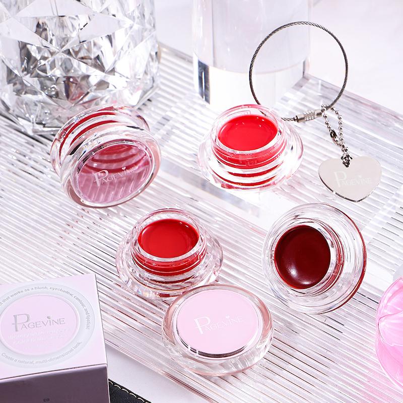 مربای لب و رژگونه حرارتی Pagevine‌ Multi-Use مدل قلب آویز | آبرسانی بالا و رنگدهی طبیعی