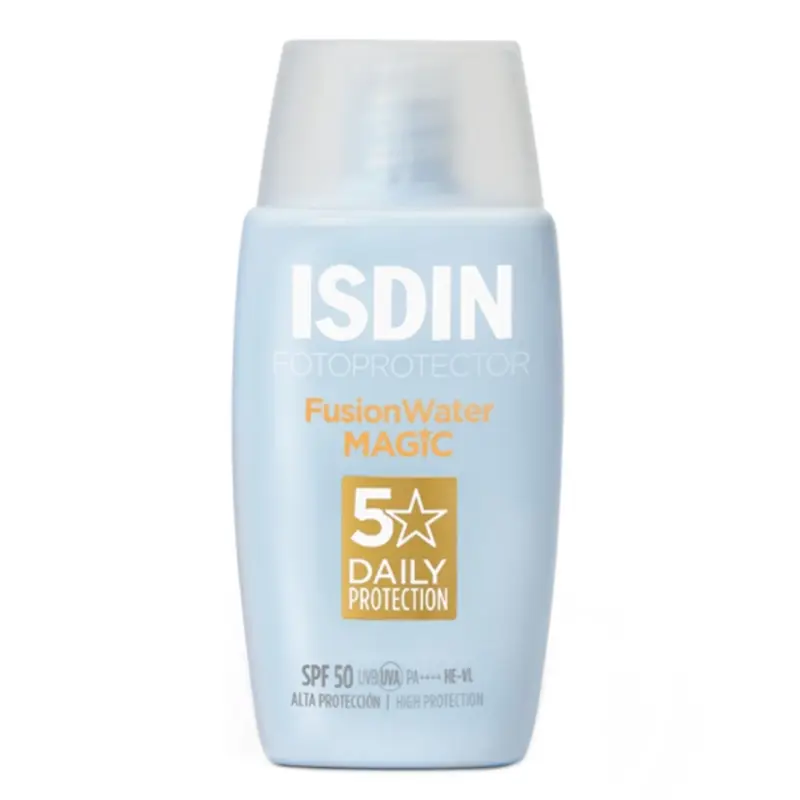 ضدافتاب بی رنگ ایزدین مدل مجیک فیوژن واتر spf50 حجم 50 میلی لیتر