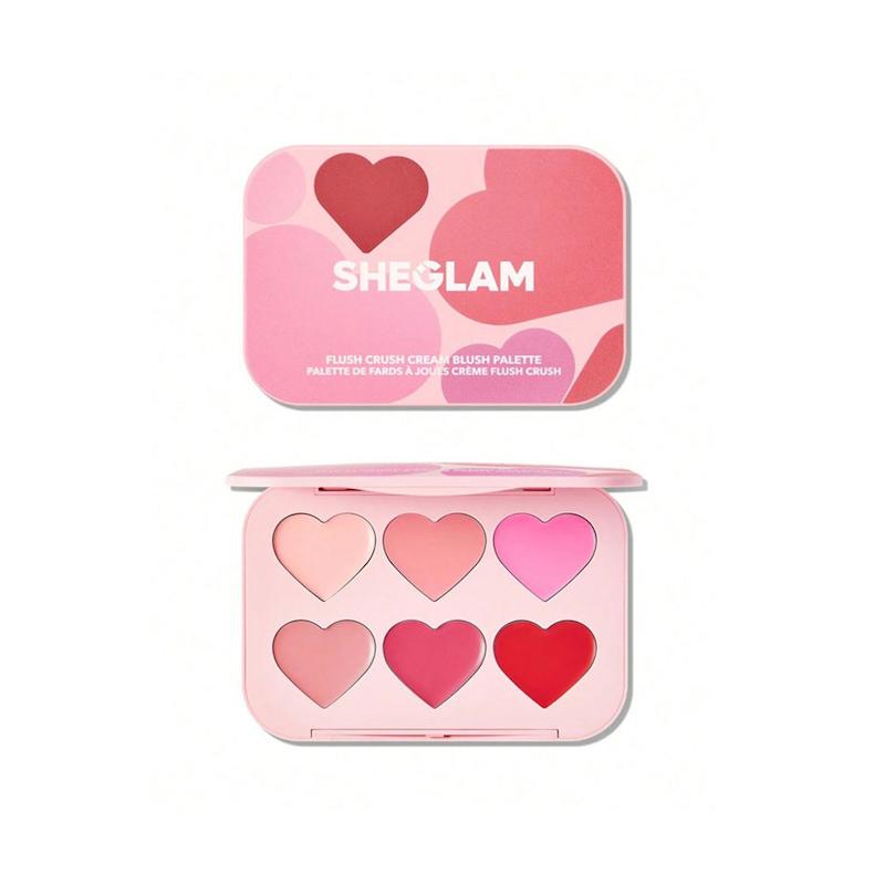 پالت رژگونه و رژلب کرمی شیگلم مدل قلبی FLUSH CRUSH CREAM BLUSH PALETTE