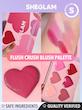 پالت رژگونه و رژلب کرمی شیگلم مدل قلبی FLUSH CRUSH CREAM BLUSH PALETTE