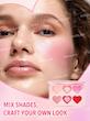 پالت رژگونه و رژلب کرمی شیگلم مدل قلبی FLUSH CRUSH CREAM BLUSH PALETTE