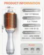 برس حرارتی حجم‌دهنده مو شیگلم سایز 72 میلی‌متر مدل Blowout Bliss | SHEGLAM Blowout Bliss Volumizing Hot Air Brush 72mm