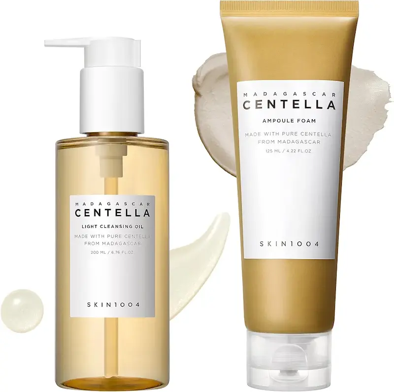 ست دو عددی مراقبت پوستی سنتلا |  SKIN1004 - Madagascar Centella Double Cleansing Duo Set