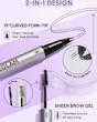 هاشور و لمینت دو سر ابرو شیگلم مدل Real Flow | SHEGLAM Real Flow Laminating Brow Pencil