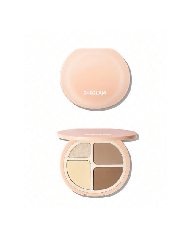 پالت هایلایت و کانتور هایپراسکالپ رنگ Warm 🍪 | SHEGLAM Hypersculpt Highlight & Contour Palette - Warm