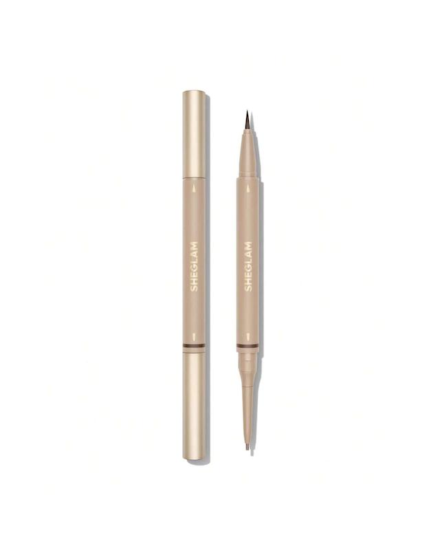مداد و ماژیک ابرو دو سر شیگلم مدل Demand 🤎 | SHEGLAM Demand Brow Pencil