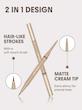 مداد و ماژیک ابرو دو سر شیگلم مدل Demand 🤎 | SHEGLAM Demand Brow Pencil