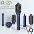 ست سشوار و حالت‌دهنده انزو مدل V9 سورمه‌ای 💙 | ENZO V9 Hair Styler Set - Navy Blue