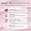 شوینده رزهیپ متعادل‌کننده pH و تقویت سد دفاعی پوست حساس و کم آب آرنسیا 🌹 | Arencia Rosehip Mild PH Balancing Rice cake Cleanser