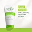 ژل شستشوی مرطوب کننده صورت سیمپل کایند تو اسکین💚| Simple Moisturizer Facial Wash Smooth And Healthy Looking Skin 150ml