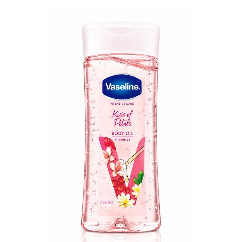 روغن بدن وازلین مدل کیس آف پتال 🌼|  Vaseline kiss of petals Body Oil 