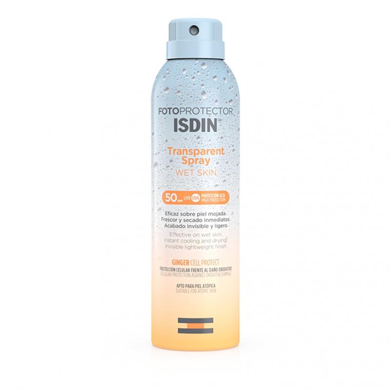 اسپری ضد آفتاب ایزدین اورجینال☀️|  ISDIN Transparent Spray WET SKIN SPF 50+