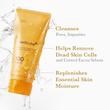 شوینده کپسولی کوجیک اسید و زردچوبه مدی کیوب روشن کننده و تسکین دهنده پوست💛| Medicube Kojic Acid Turmeric Toning Cleanser