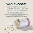 کپسول کوکونات کلاژن مای ویتامینز تقویت کننده مو و ناخن و صورت اصل ۱۸۰ عددی💊| My Vitamins Coconut Collagen