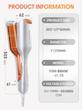 فر ساحلی نارنجی شیگلم اورجینال ۲۵ میل🌼| SHEGLAM HAIR Beach Babe Hair Waver-25mm