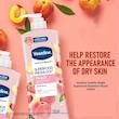 لوسیون هلثی برایت هلو وازلین 320 میل🍑| Vaseline Healthy Bright Superfood Freshlock Peach Vitamin E Body Lotion