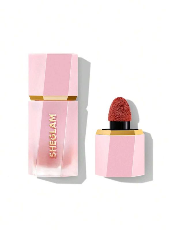 رژگونه مایع پد دار شیگلم فاین♥️| Sheglam Color Bloom Liquid Blush  Fine Carmine