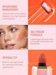 رژگونه مایع پد دار شیگلم اورنج پیل🧡| Sheglam Color Bloom Liquid Blush Orange Peel 