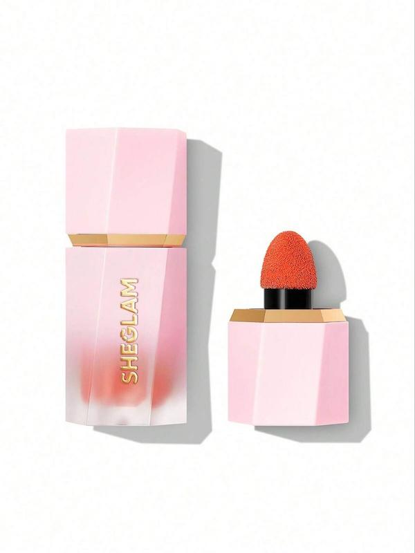رژگونه مایع پد دار شیگلم اورنج پیل🧡| Sheglam Color Bloom Liquid Blush Orange Peel 