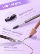 مداد ابرو دو سر تراش دار شیگلم🖤| Sheglam Fluff Line Eyebrow Pencil