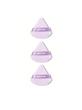 پد پودرفیکس سه عددی مدل پاودر پاف رنگ یاسی شیگلم💜|Sheglam Powder puff ready for Insta- Mauve Purple