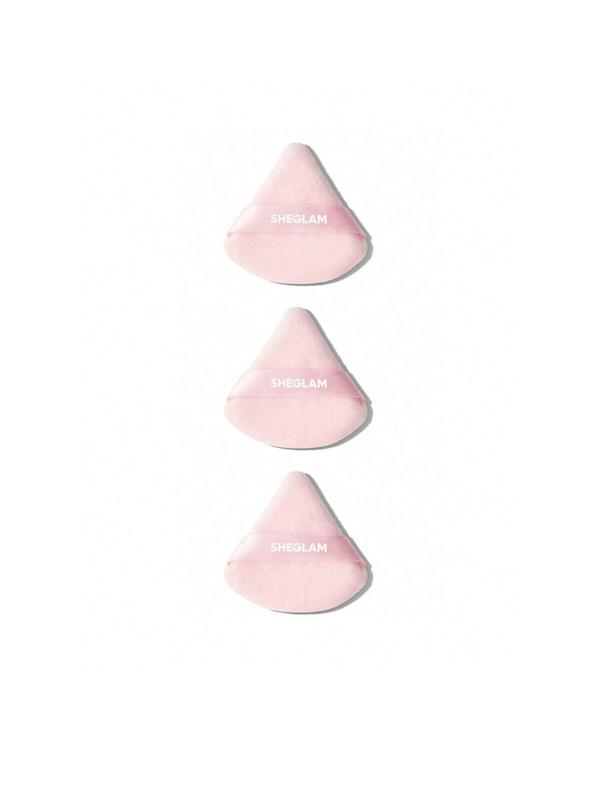 پد پودرفیکس ۳ عددی مدل پاودر پاف رنگ صورتی شیگلم💗|Sheglam Powder puff ready for Insta-Pale pink