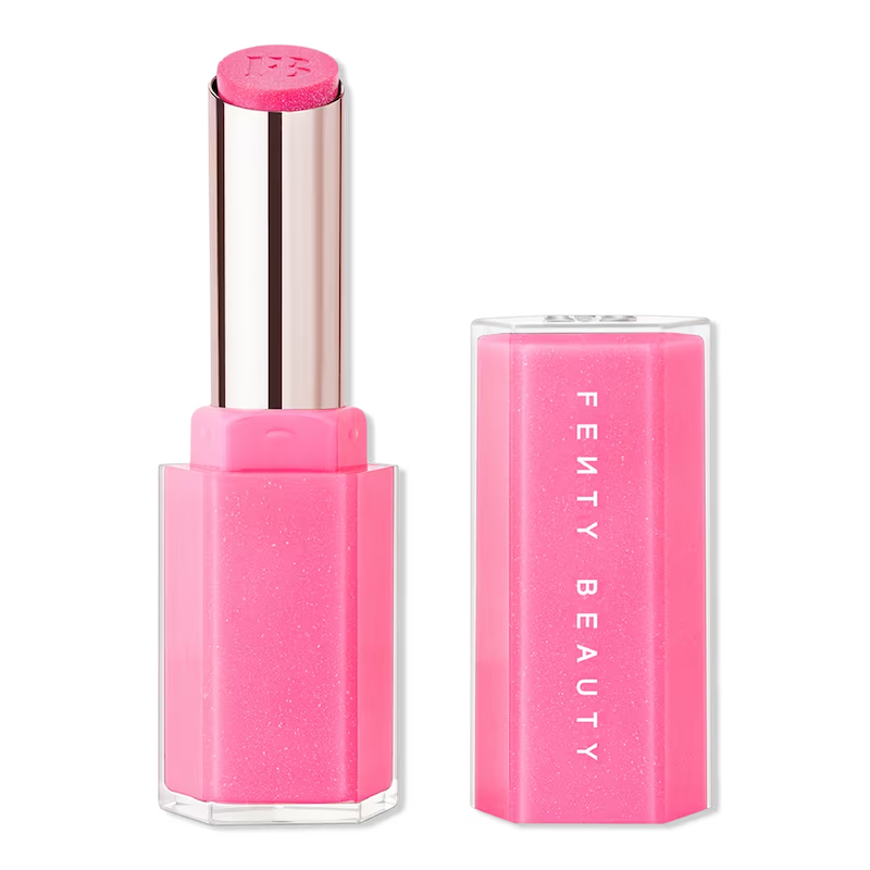 لیپ‌گلاس استیکی فنتی بیوتی مدل گلاس بمب استیک💖 | Gloss Bomb Stix High-Shine Gloss Stick - Shimmering Flamingo Fling