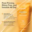 ضدآفتاب مات آنوا اورجینال 50 میل💛 | Anua Invisible Matte Finish Sunscreen