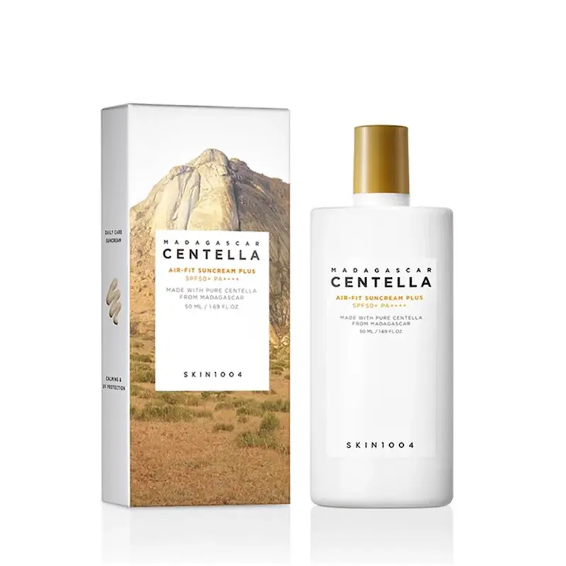 کرم ضد آفتاب رنگی سنتلا ماداگاسکار مدل ایر فیت پلاس اسکین 1004 (50 میل)☀️ |  SKIN1004 Madagascar Centella Air-Fit Suncream Plus
