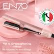 اتو باد مو دوکاره انزو مدل EN-3315 رنگ صورتی با موتور BLDC (براشلس)🩷 | Enzo Professional Air BLDC Motor