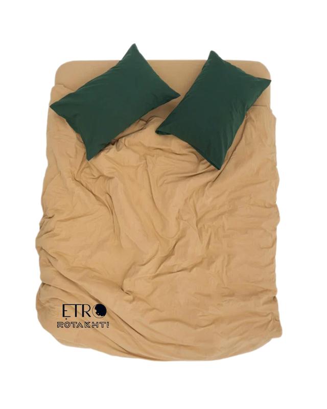 ست روتختی کاوری (سبز درباری،نسکافه ای)