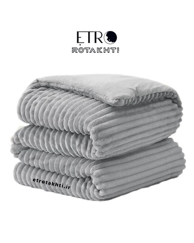 ست روتختی مخمل کبریتی ( طوس روشن)