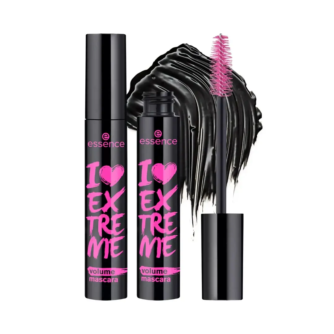 🖤✨ ریمل حجم‌دهنده اسنس مدل I Love Extreme Volume | حجم فوری، برس بزرگ و بدون چسبندگی