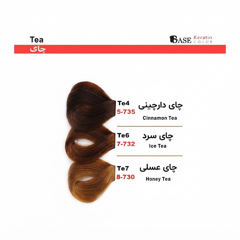 رنگ مو چای سرد Te6-7.732 بیس کالر