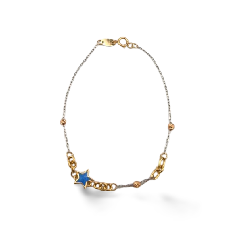 دستبند ستاره آبی