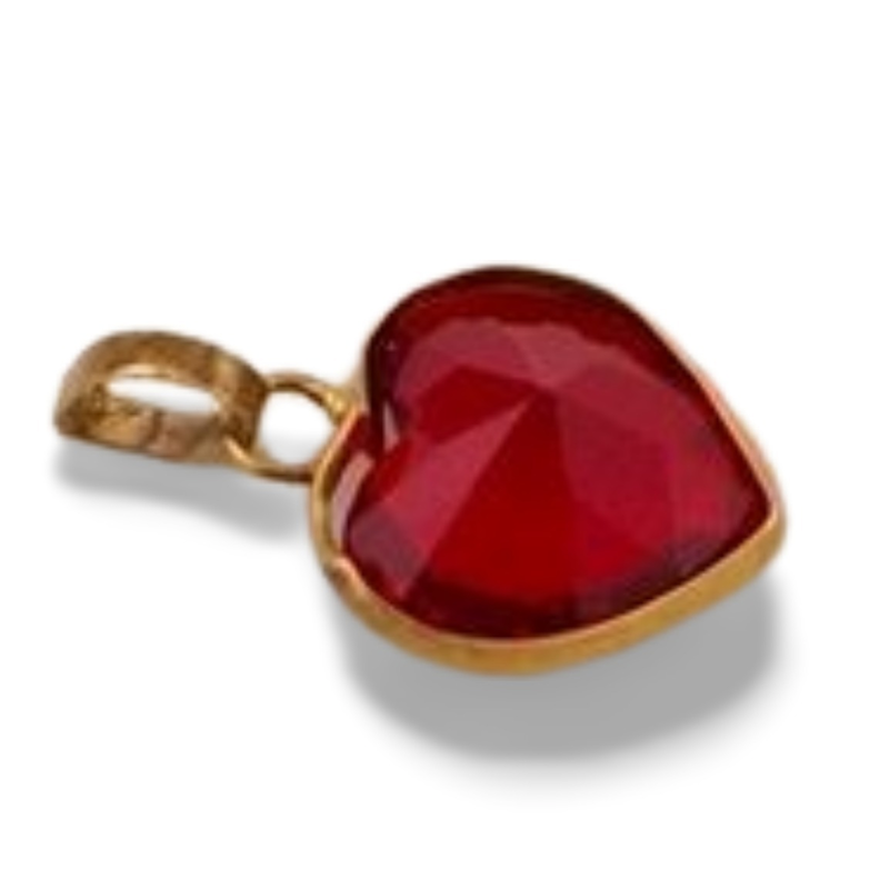 آویز گردنی قلب قرمز