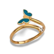 انگشتر پروانه آبی 