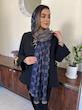 شال کشمیر لمه سورمه ای ۴ فصل