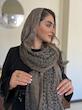 شال حریر ابریشم پلنگی ایتالیایی