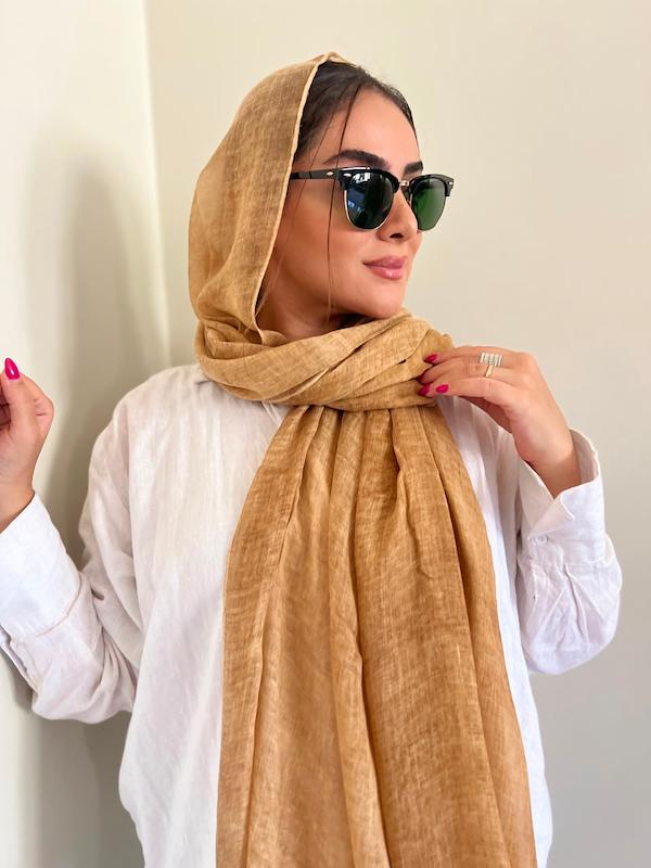 شال نخ لینن وارداتی