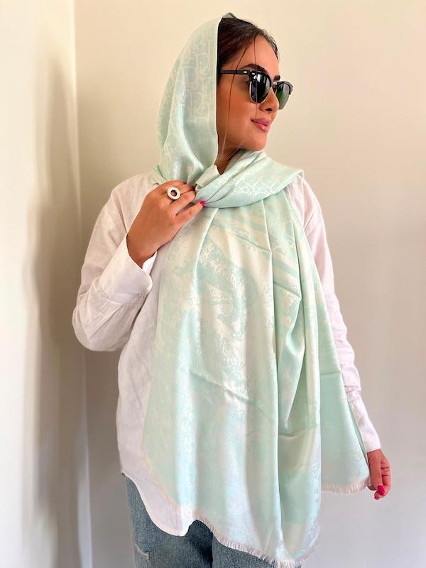 شال کشمیر چهارفصل وارداتی جنگل و دیور